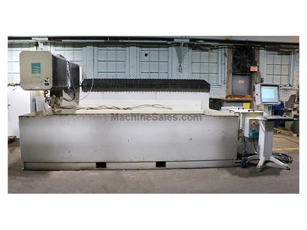 100HP Motor 87000 PSI Flow Systems I-6012 IFB w/100 HP WATER JET CUTTING MACHINE, Dynamic Head