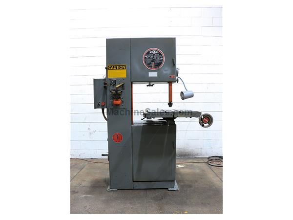 20&quot; Throat 12&quot; Height DoAll 2012-A VERTICAL BAND SAW, Vari-speed,1&quot;  Blade,Table Feed,Blade Welder