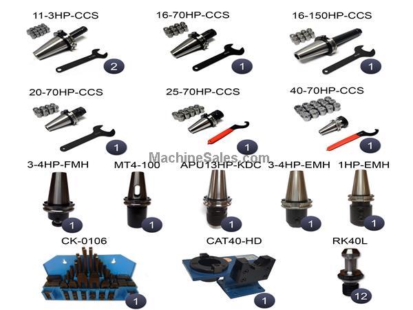 CAT40 HAAS 112 Piece Tooling Package