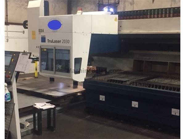 2012 Trumpf Trulaser 2030, 3200 Watt Co2 Laser 2012 Trumpf Trulaser 2030, 3200 Watt Co2 Laser
