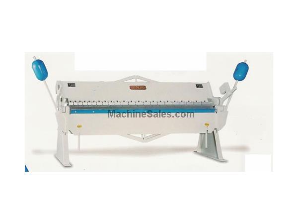 18Ga Thickness 144&quot; Width Birmingham V-1218-6 FINGER BRAKE, Made in Taiwan, Manual Box  Pan/Finger Brake