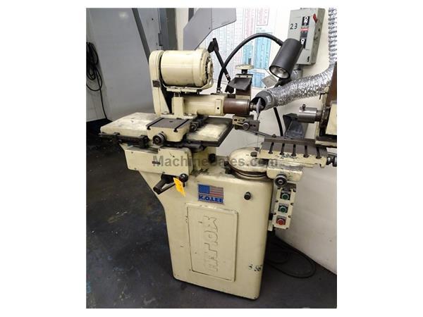 K.O. Lee RT-300 RADIUS-TANGENT GRINDER, NEW 1990, TOOL  CUTTER GRINDER, RT-390 INDENT OPTION, WORKHEAD  OTHER ACCESSORIES