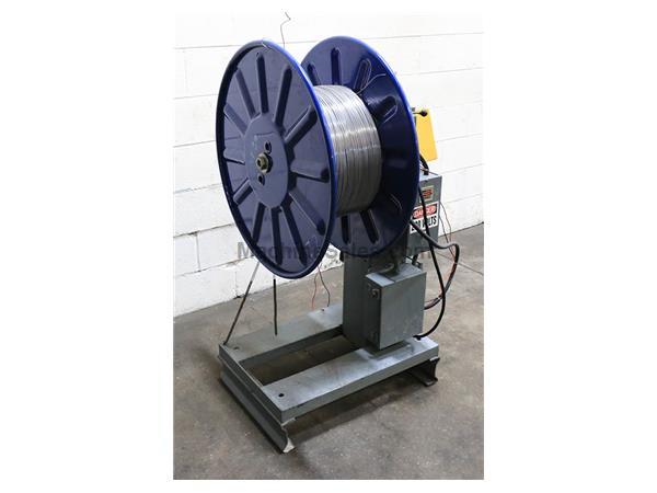 500Lb Cap. 10&quot; Width Jaco JVRF5110 UNCOILER, Motorized Fixed Core Vertical Stock Reel