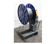 500Lb Cap. 10" Width Jaco JVRF5110 UNCOILER, Motorized Fixed Core Vertical Stock Reel