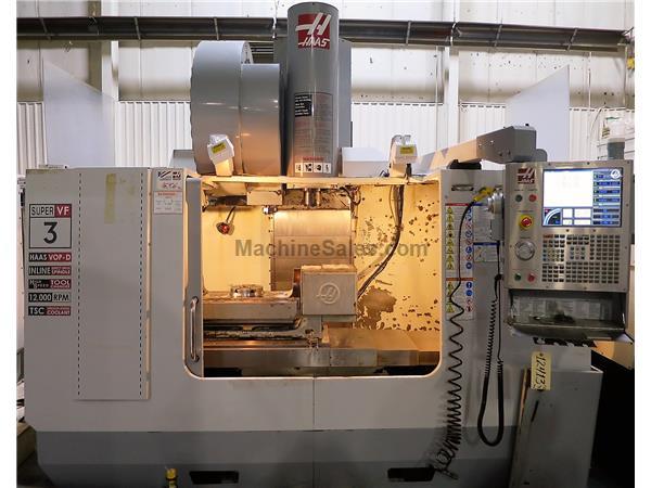 HAAS VF-3SS SUPER SPEED 5-AXIS CNC VERTICAL MACHINING CENTER NEW 2007 HAAS VF-3SS SUPER SPEED 5-AXIS CNC VERTICAL MACHINING CENTER NEW 2007