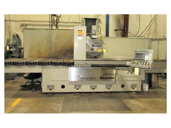 OKAMOTO ACC28-60EX CNC SURFACE GRINDER,28"x60"DRESSER,FANUC-18OI,