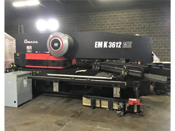 AMADA EMK-3612 M2,120"X,60"Y,58-STATIONS,4-AUTO-INDEX,AMADA-PC,NE