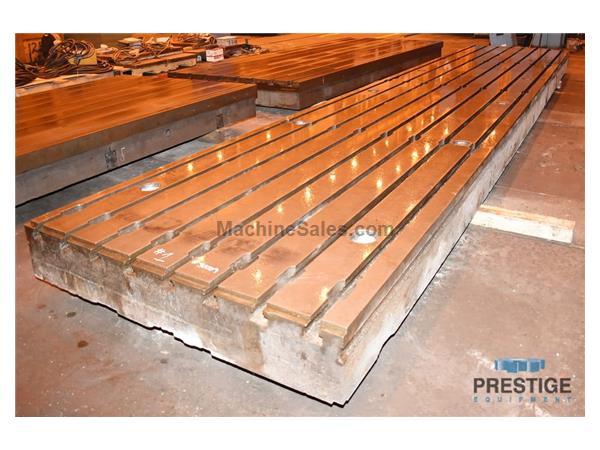 T-Slotted Floor Plates (1) 63.75" x 325" Cast Iron T-Slotted Floor Plates (1) 63.75" x 325" Cast Iron