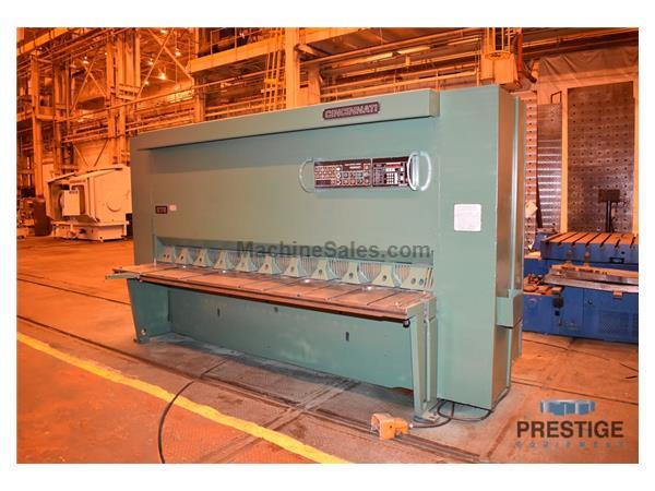 Cincinnati Model 375 10' x 3/8" Hydraulic Squaring Shear Cincinnati Model 375 10' x 3/8" Hydraulic Squaring Shear