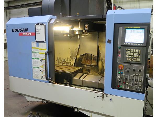DOOSAN DNM400 , 17" X 36" TABLE, 30"X, 17"Y, 20" Z DOOSAN DNM400 , 17" X 36" TABLE, 30"X, 17"Y, 20" Z