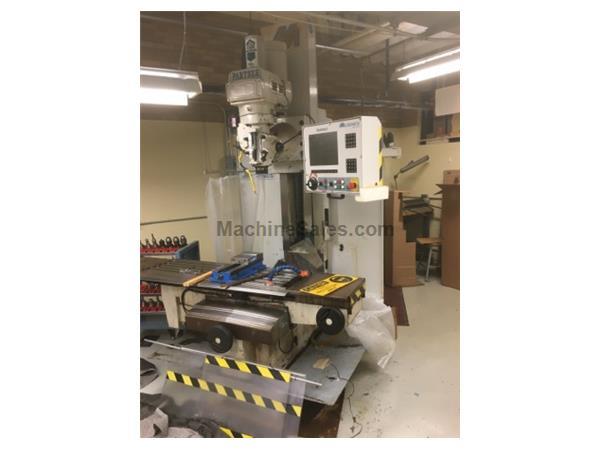 40" X Axis Milltronics MB20 CNC VERTICAL MILL, Centurion 6 control, HandWheels,#40 Ta 40" X Axis Milltronics MB20 CNC VERTICAL MILL, Centurion 6 control, HandWheels,#40 Ta