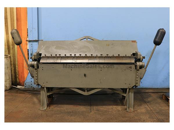 12Ga Thickness 72" Width Chicago L-36 FINGER (BOX PAN) BRAKE, Full Set of Fingers 12Ga Thickness 72" Width Chicago L-36 FINGER (BOX PAN) BRAKE, Full Set of Fingers