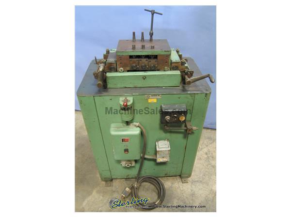 6" x .060" Combination straightener/feeder, exit & entry powered feed rolls w/ g 6" x .060" Combination straightener/feeder, exit & entry powered feed rolls w/ g