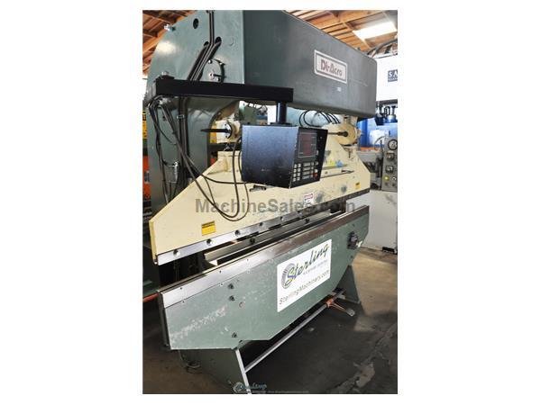 35 Ton, DiAcro # 19-96 , hydra-mechanical, 8' OA, DRC CNC BG, foot treadle, used, #A4030 35 Ton, DiAcro # 19-96 , hydra-mechanical, 8' OA, DRC CNC BG, foot treadle, used, #A4030
