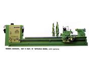 50" Swing 100" Centers Sharp 50100X Heavy Pattern ENGINE LATHE, 40 HP, Spdl Bore