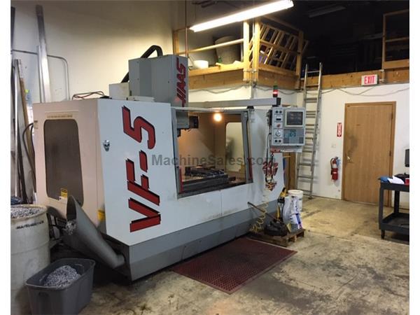1998 Haas VF-5/40 CNC Vertical Machining Center 1998 Haas VF-5/40 CNC Vertical Machining Center