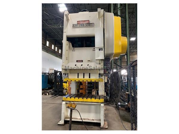 Niagara S2G-200-60-30 200 Ton 2-Point Gap Frame Press Niagara S2G-200-60-30 200 Ton 2-Point Gap Frame Press