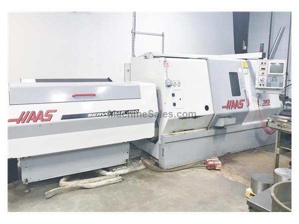 1999 HAAS SL-30T - SERVO BAR 300 BARFEED, 10" CHUCK 1999 HAAS SL-30T - SERVO BAR 300 BARFEED, 10" CHUCK