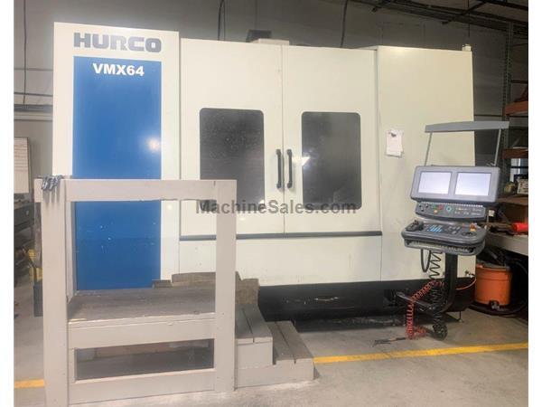 2004 HURCO VMX64/40T - TROYKE 5-AXIS TRUNNION, TSC, 10K RPM, 40 ATC, LOW HO