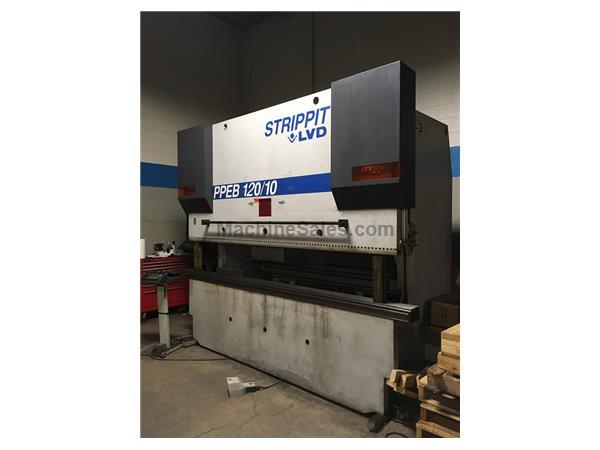 2001 LVD Strippit, PPEB120-10, 10' x 120 Ton, 4 Axis Gauges 2001 LVD Strippit, PPEB120-10, 10' x 120 Ton, 4 Axis Gauges