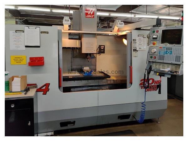 HAAS, VF-4, 50" X, 20" Y, 25" Z, NEW: 2000 HAAS, VF-4, 50" X, 20" Y, 25" Z, NEW: 2000