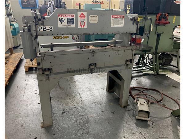 12 Ton, Bantam # B412 , pneumatic press brake, 4' overall, 48.25" between housing, 30 12 Ton, Bantam # B412 , pneumatic press brake, 4' overall, 48.25" between housing, 30