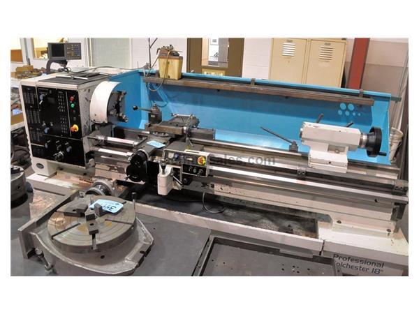 18&quot; Swing 80&quot; Centers Clausing-Colchester MASCOT 18&quot;VS ENGINE LATHE, Inch/Metric,Vari-Speed,Gap,Taper, Acu-Rite DRO,3-J