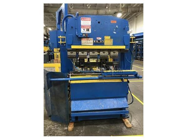 38 Ton Amada RG-35S CNC Press Brake, Stock 1124 38 Ton Amada RG-35S CNC Press Brake, Stock 1124