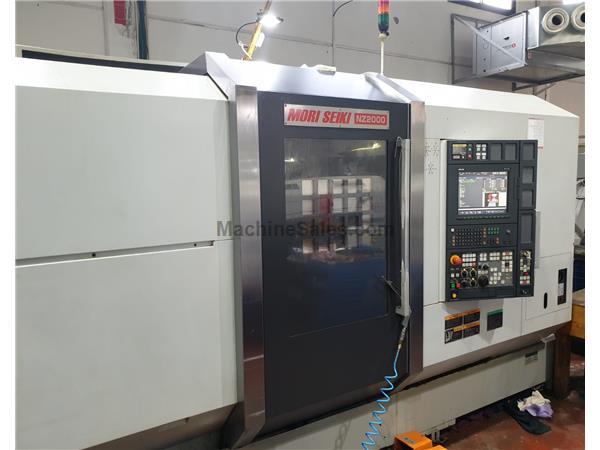 MORI SEIKI NZ2000 3 TURRET 2 SPINDLE CNC MULTIAXIS TURNING CENTER 2007