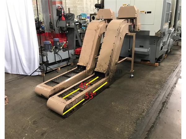 MAYFRAN HEAVY DUTY CHIP CONVEYOR, 11" x 45" Chip Opening,113" MAYFRAN HEAVY DUTY CHIP CONVEYOR, 11" x 45" Chip Opening,113"