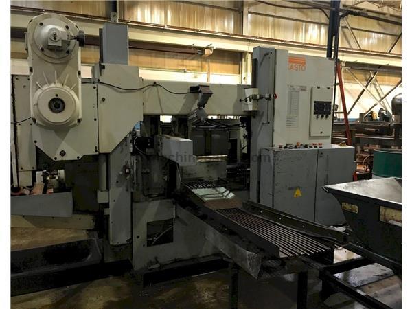 16.5" x 16.5" Kasto # HBA420AU , dual column automatic horizontal bandsaw, 60-42 16.5" x 16.5" Kasto # HBA420AU , dual column automatic horizontal bandsaw, 60-42