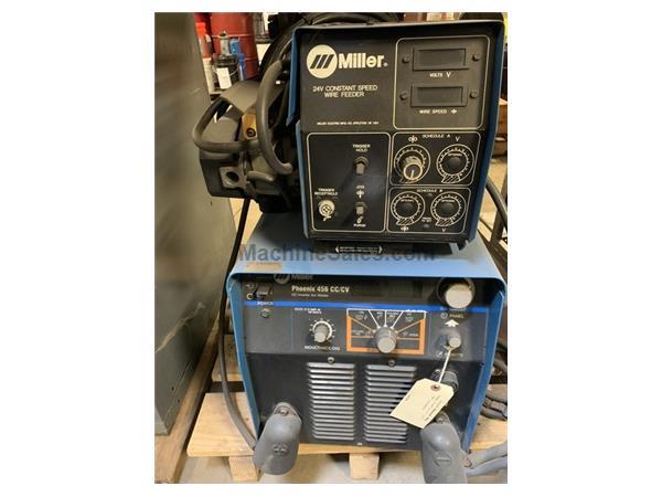 450 Amp,Miller Phoenix 456 CC/CV DC Inverter Arc,w/Miller S-60 Wire Feed,97