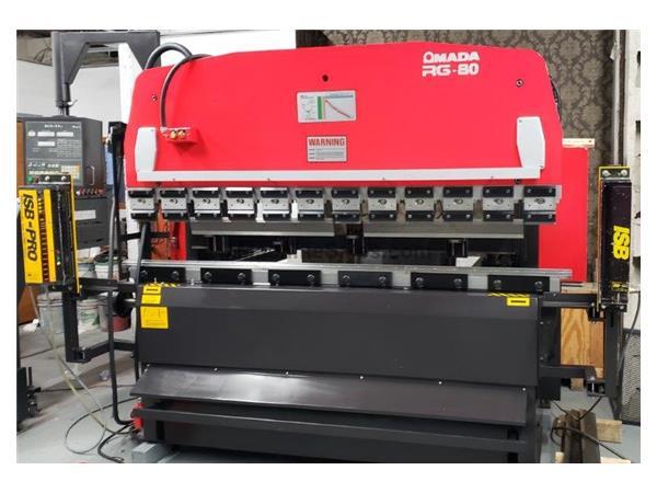 AMADA RG-80 CNC PRESS BRAKE,88-TON-96&quot;BED,4&quot;-STROKE,14.58&quot;S-