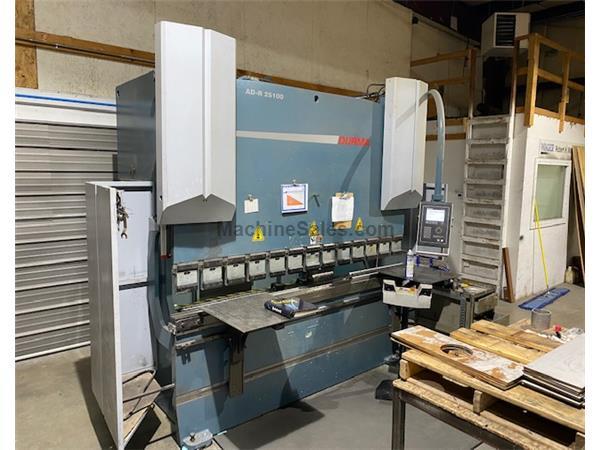 2014 Durma, ADR25100, 8' x 110 Ton, 2 Axis CNC Press Brake 2014 Durma, ADR25100, 8' x 110 Ton, 2 Axis CNC Press Brake