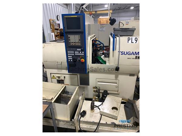 Tsugami BN20 6-Axis Swiss Type Turning Center with Bar Feed Tsugami BN20 6-Axis Swiss Type Turning Center with Bar Feed