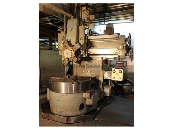 48&quot; WEBSTER &amp; BENNETT MODEL M VERTICAL TURNING &amp; BORING MACHIN