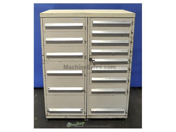 Heavy duty cabinet, 15 drawer, locks on all drawers, #A1751