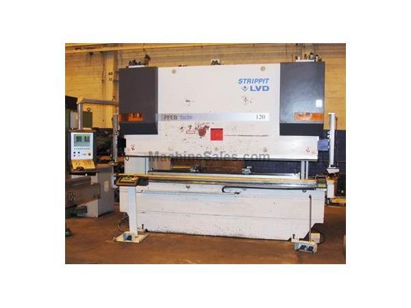 120 TON, LVD #PPEB-120 TON 8-AXIS CNC HYDRAULIC PRESS BRAKE, MFG 2006 120 TON, LVD #PPEB-120 TON 8-AXIS CNC HYDRAULIC PRESS BRAKE, MFG 2006