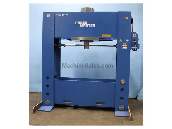 200 Ton 20&quot; Stroke Pressmaster HFP-200 H-FRAME HYDRAULIC PRESS