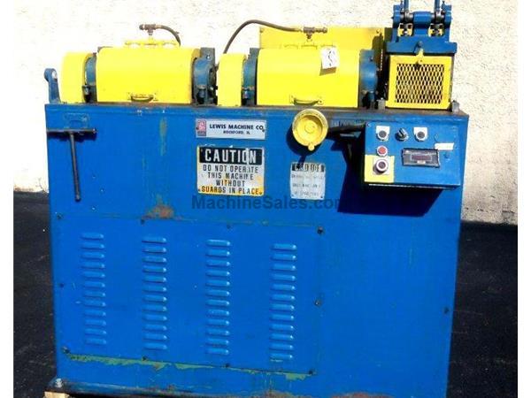 5/16&quot;  Lewis 2SV 32SV-DA Wire Straighten And Cut Machine