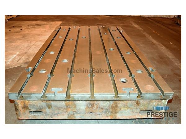 T-Slotted Floor Plates, (4) 69&quot; x 118&quot; x 14&quot; Thick, Matched