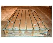T-Slotted Floor Plates, (4) 69" x 118" x 14" Thick, Matched