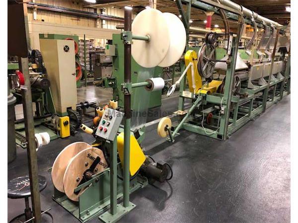 (3) WIRE INSULATION WRAPPING MACHINE, KOREA YOSHIDA,(13754) (3) WIRE INSULATION WRAPPING MACHINE, KOREA YOSHIDA,(13754)