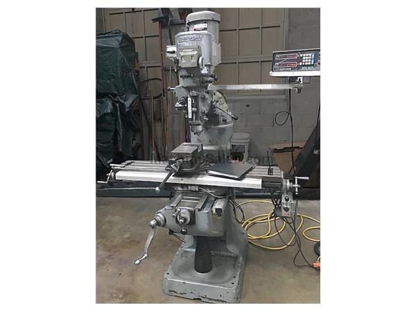 BRIDGEPORT SERIES 1, Accurite DRO, 9" x 48" Table, 2 HP Variable BRIDGEPORT SERIES 1, Accurite DRO, 9" x 48" Table, 2 HP Variable
