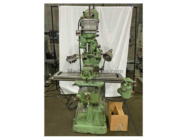 BRIDGEPORT SERIES 1, 9" x 42" Table, 1 H.P. Spindle, R-8 Taper, K BRIDGEPORT SERIES 1, 9" x 42" Table, 1 H.P. Spindle, R-8 Taper, K
