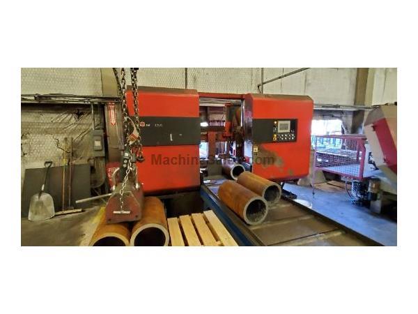USED AMADA 20" DUAL COLUMN FULLY AUTOMATIC HORIZONTAL BANDSAW MODEL DY USED AMADA 20" DUAL COLUMN FULLY AUTOMATIC HORIZONTAL BANDSAW MODEL DY