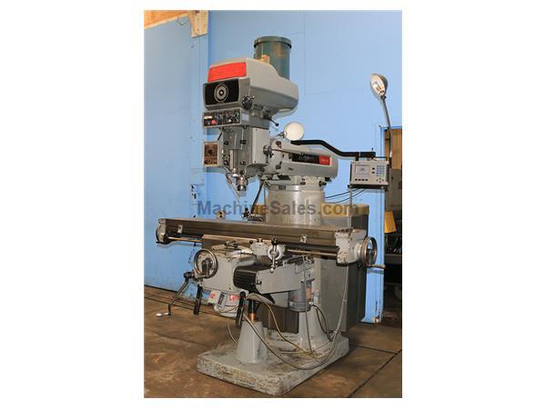 58" Table 4HP Spindle Bridgeport SERIES II VERTICAL MILL, Vari-Speed, Acu-Ritte DRO, 58" Table 4HP Spindle Bridgeport SERIES II VERTICAL MILL, Vari-Speed, Acu-Ritte DRO,