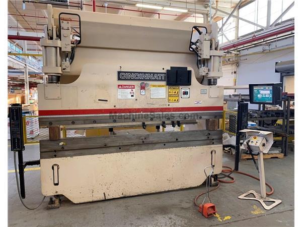 90 TON x 10' CINCINNATI MODEL 90PF8 CNC HYDRAULIC PRESS BRAKE 90 TON x 10' CINCINNATI MODEL 90PF8 CNC HYDRAULIC PRESS BRAKE