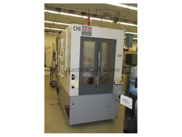 13"X, 11"Y, 11"Z, Chiron FZ08KW-MAG, Workpiece Changer, 2004 13"X, 11"Y, 11"Z, Chiron FZ08KW-MAG, Workpiece Changer, 2004
