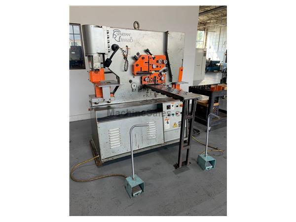 Spartan # IW60D , 66 ton, dual operator hydraulic ironworker, 2000, #10773 Spartan # IW60D , 66 ton, dual operator hydraulic ironworker, 2000, #10773
